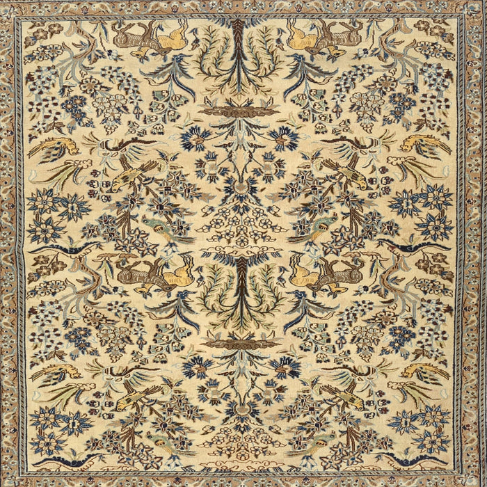 Square Traditional Brown Persian Rug, tr2622