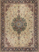 Traditional Reddish Brown Medallion Rug, tr2625