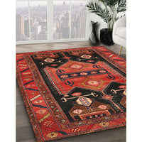 Traditional Sienna Brown Persian Rug, tr2627