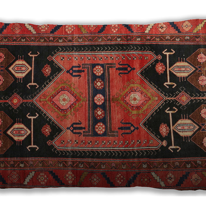 Traditional Classic Rectangular Sienna Brown Lumbar Throw Pillow, 13 inch by 19 inch, lbtr2627