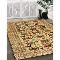 Traditional Mahogany Brown Persian Rug, tr2629