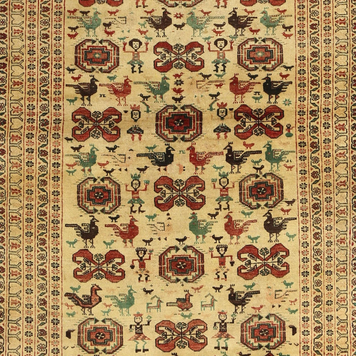 Traditional Mahogany Brown Persian Rug, tr2629