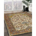 Machine Washable Traditional Sangria Brown Rug in a Family Room, wshtr2630