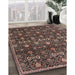 Traditional Red Persian Rug in Family Room, tr2635