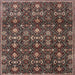 Square Traditional Red Persian Rug, tr2635
