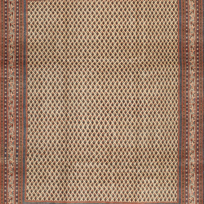 Traditional Dark Sienna Brown Persian Rug, tr2636