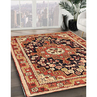 Traditional Sand Brown Persian Rug, tr2637