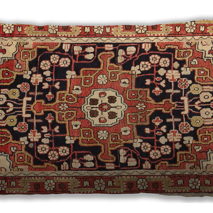 Traditional Classic Rectangular Brown Sand Brown Lumbar Throw Pillow, 13 inch by 19 inch, lbtr2637