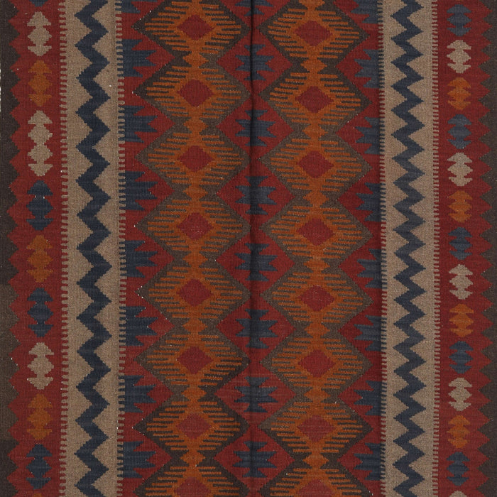 Traditional Saffron Red Southwestern Rug, tr2638