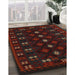 Machine Washable Traditional Milk Chocolate Brown Rug in a Family Room, wshtr2639