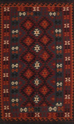 Machine Washable Traditional Milk Chocolate Brown Rug, wshtr2639