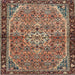 Square Traditional Red Brown Persian Rug, tr2640
