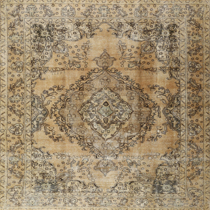 Square Traditional Brown Persian Rug, tr2641