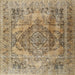Square Traditional Brown Persian Rug, tr2641