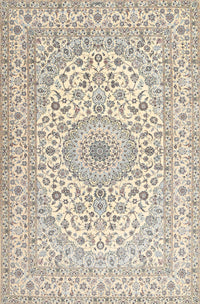 Machine Washable Traditional Vanilla Gold Rug, wshtr2642