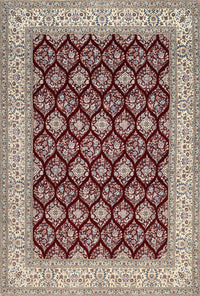 Machine Washable Traditional Tan Brown Rug, wshtr2643