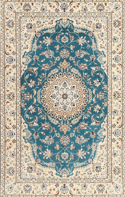 Machine Washable Traditional Grayish Turquoise Green Rug, wshtr2646