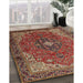 Machine Washable Traditional Saffron Red Rug in a Family Room, wshtr2650