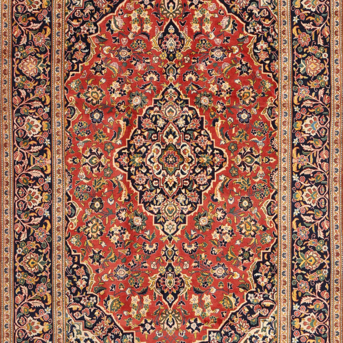 Traditional Saffron Red Persian Rug, tr2652