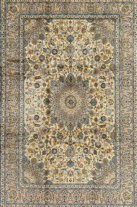 Machine Washable Traditional Brown Rug, wshtr2653