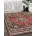 Machine Washable Traditional Camel Brown Rug in a Family Room, wshtr2654