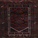 Square Traditional Burgundy Brown Persian Rug, tr2656