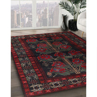 Traditional Deep Red Persian Rug, tr2657