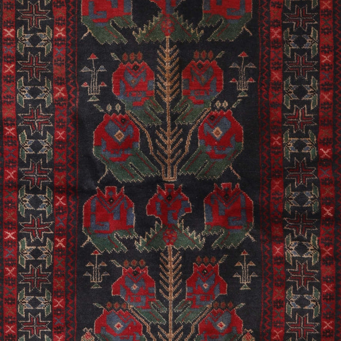 Traditional Deep Red Persian Rug, tr2657