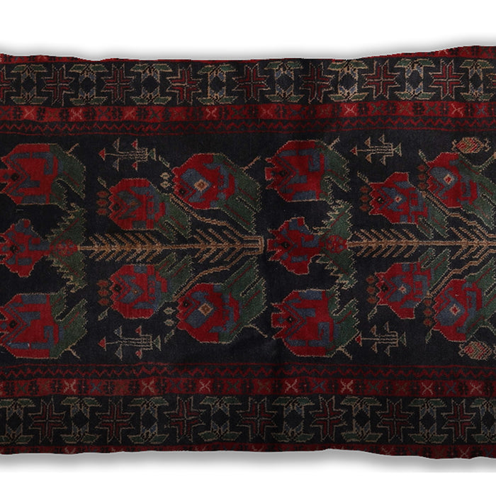 Traditional Classic Rectangular Deep Red Lumbar Throw Pillow, 13 inch by 19 inch, lbtr2657
