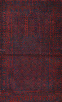 Machine Washable Traditional Saffron Red Rug, wshtr2658