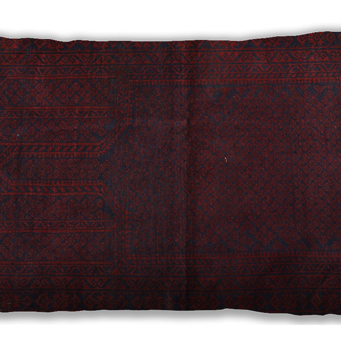 Traditional Classic Rectangular Saffron Red Lumbar Throw Pillow, 13 inch by 19 inch, lbtr2658