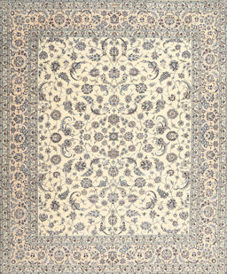Machine Washable Traditional Vanilla Gold Rug, wshtr2659