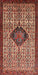 Machine Washable Traditional Tomato Red Rug, wshtr265