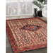 Machine Washable Traditional Tomato Red Rug in a Family Room, wshtr265