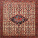 Square Traditional Red Persian Rug, tr265