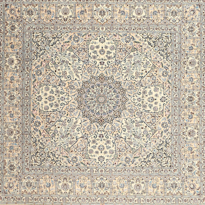 Traditional Light Gold Medallion Rug, tr2661