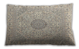 Traditional Classic Rectangular Light Gold Lumbar Throw Pillow, 13 inch by 19 inch, lbtr2661