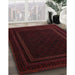 Traditional Red Southwestern Rug in Family Room, tr2663