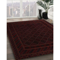 Traditional Black Brown Southwestern Rug, tr2664