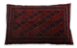 Traditional Classic Rectangular Bakers Brown Lumbar Throw Pillow, 13 inch by 19 inch, lbtr2665