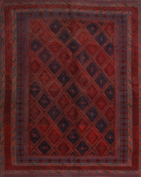 Machine Washable Traditional Bakers Brown Rug, wshtr2665