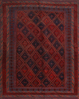 Machine Washable Traditional Bakers Brown Rug, wshtr2665