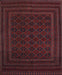 Machine Washable Traditional Red Wine or Wine Red Rug, wshtr2666