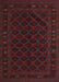 Machine Washable Traditional Burgundy Brown Rug, wshtr2667