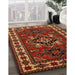 Machine Washable Traditional Light Brown Rug in a Family Room, wshtr266