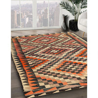 Traditional Sand Brown Persian Rug, tr2670