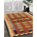 Machine Washable Traditional Gold Rug in a Family Room, wshtr2675