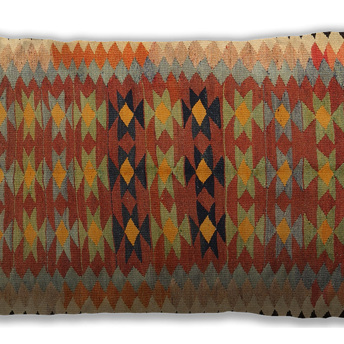 Traditional Classic Rectangular Golden Gold Lumbar Throw Pillow, 13 inch by 19 inch, lbtr2675
