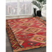 Traditional Red Southwestern Rug in Family Room, tr2676