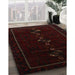 Traditional Mid Gray Persian Rug in Family Room, tr2677